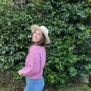 Mulberry Cable Knit Cardigan